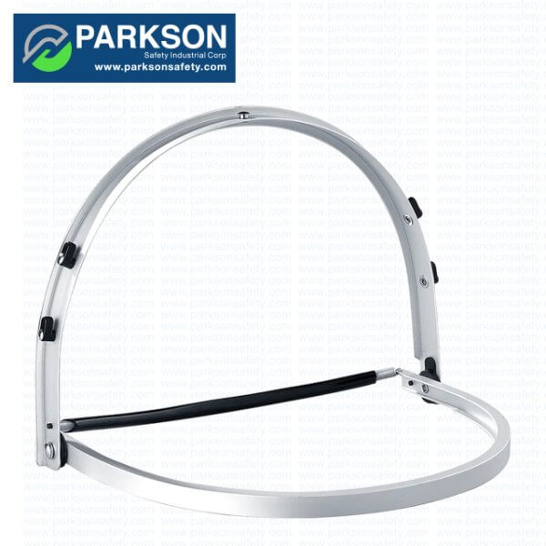 Parkson Safety Silver aluminum adjustable helmet visor bracket AR4