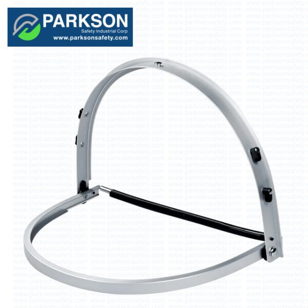 Parkson Safety Silver aluminum adjustable helmet visor bracket AR4