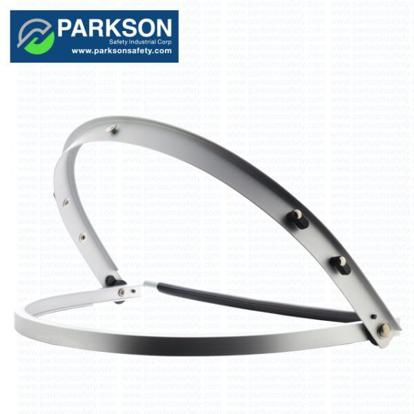 Parkson Safety Silver aluminum adjustable helmet visor bracket AR4