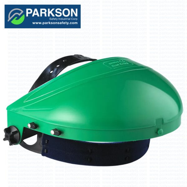 Parkson Safety PPE industrial visor attachment green B1