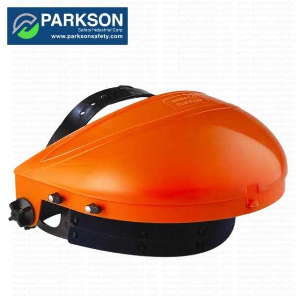 Parkson Safety PPE industrial visor attachment orange B1