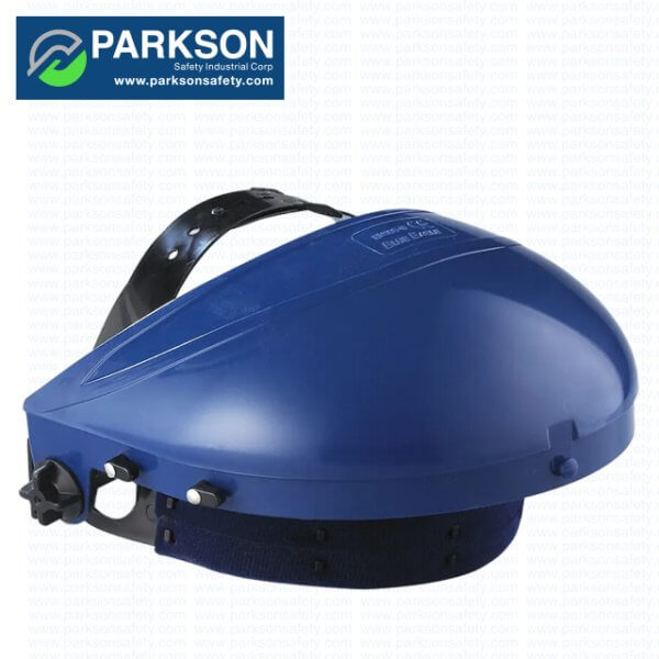 Parkson Safety PPE industrial visor attachment blue B1