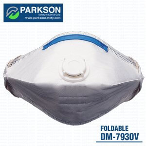 DM-7930V FFP3 adjustable folding face mask