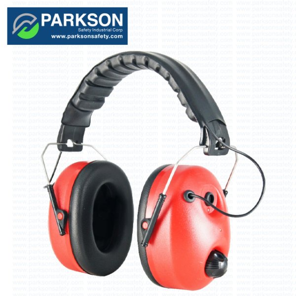 Parkson Safety demolition and excavation work construction electronic earmuffs EP-171