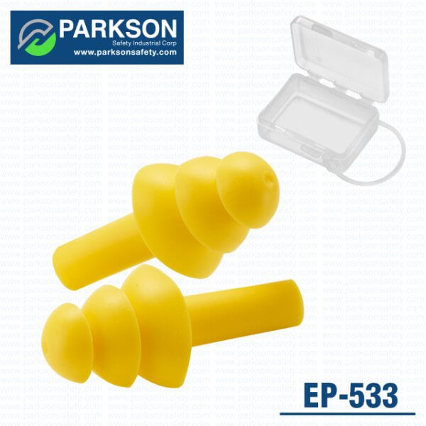 Rubber reusable earplug EP-531/EP-533/EP-534/EP-535