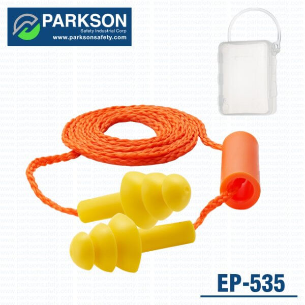 Rubber reusable earplug EP-531/EP-533/EP-534/EP-535