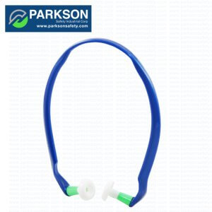 Parkson Safety Banded hearing protector blue EP-570