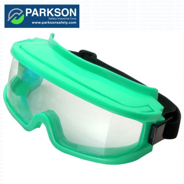 Parkson Safety Safety anti-fog chemical goggles green LG-2503