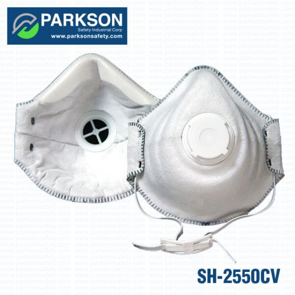 SH-2550CV Metal free N95 protective mask