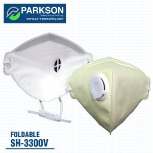 SH-3300V FFP3 Construction ventilated face mask