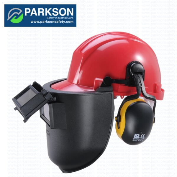 Parkson Safety Personal protective safety helmet red SM-906