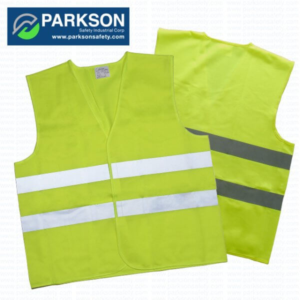 Construction safety reflective vest SV-301 lime