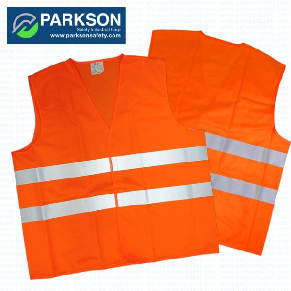 Construction safety reflective vest SV-301 orange