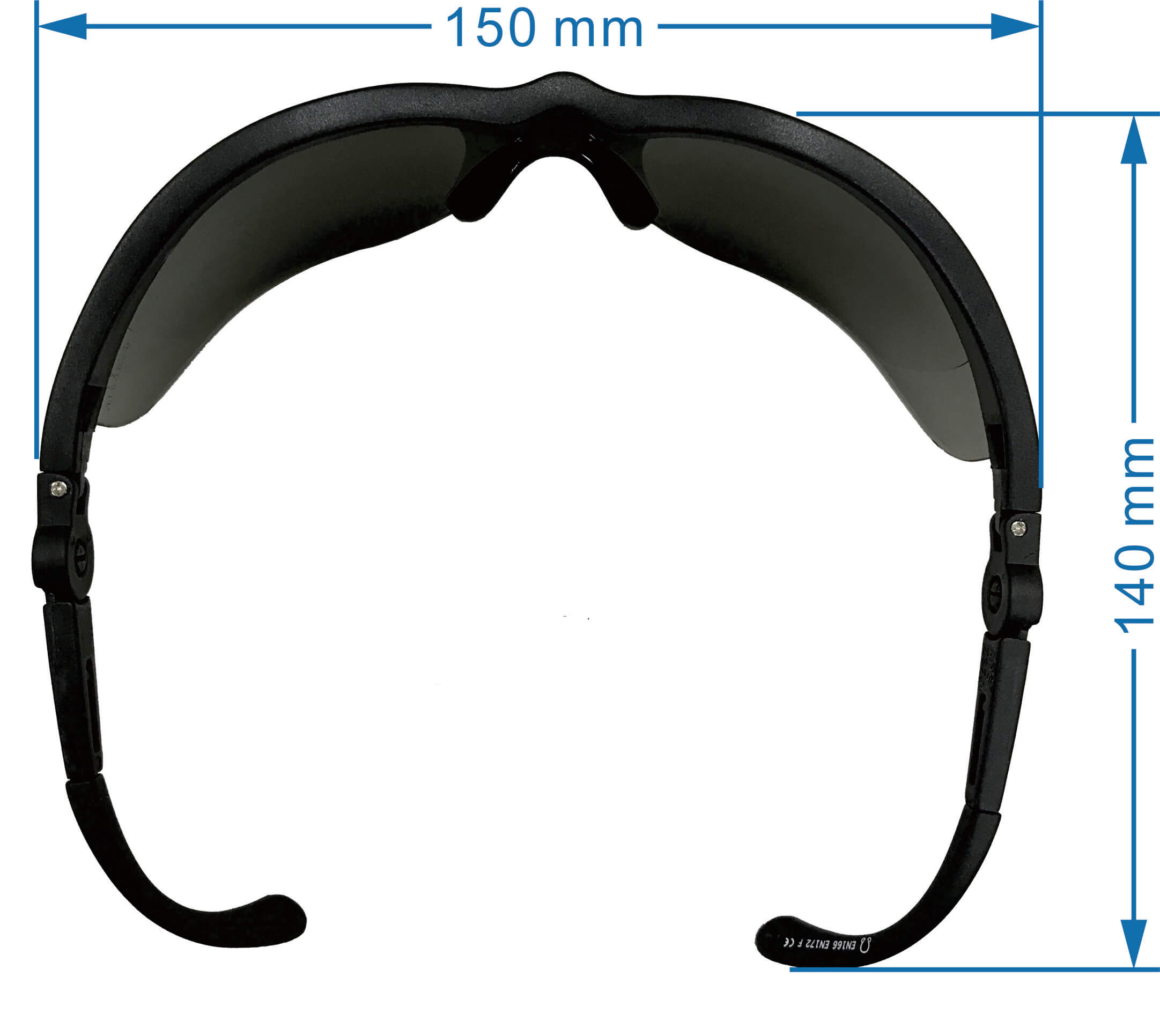 Adjustable arm safety glasses SS2598 Parkson Safety Industrial Corp.
