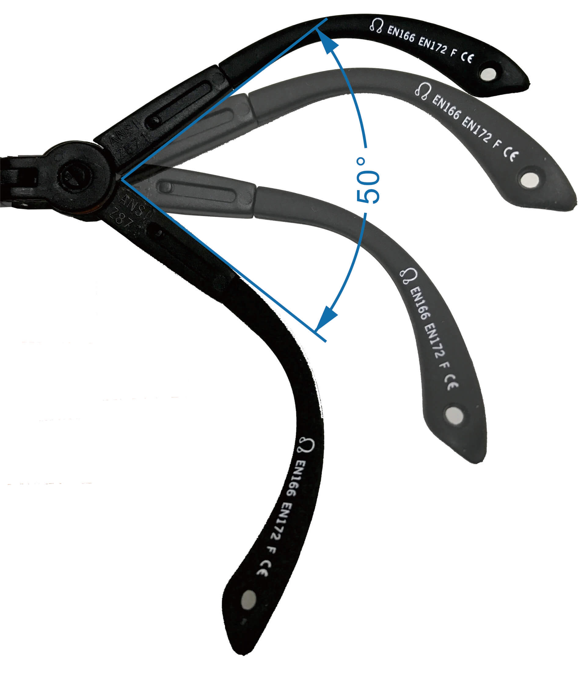 SS-2598 Adjustable arm angle view